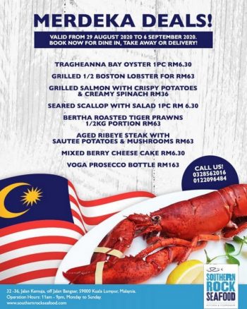 Southern-Rock-Seafood-Merdeka-Special-350x438 - Beverages Food , Restaurant & Pub Kuala Lumpur Promotions & Freebies Selangor 