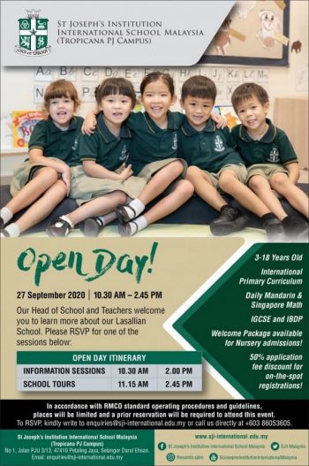 St.-Josephs-Institution-International-School-Open-Day-350x527 - Baby & Kids & Toys Education Events & Fairs Selangor 