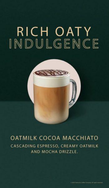 Starbucks-Oatmilk-Cocoa-Macchiato-Promo-350x600 - Beverages Food , Restaurant & Pub Johor Kedah Kelantan Kuala Lumpur Melaka Negeri Sembilan Pahang Penang Perak Perlis Promotions & Freebies Putrajaya Sabah Sarawak Selangor Terengganu 