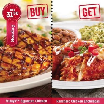 TGI-Fridays-Buy-One-Get-One-Free-deals-350x350 - Beverages Food , Restaurant & Pub Kuala Lumpur Penang Promotions & Freebies Selangor 