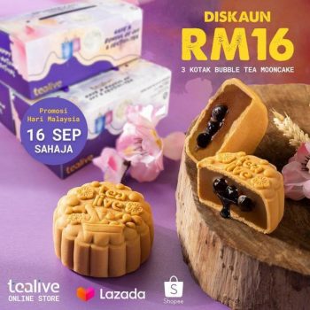 Tealive-Malaysia-Day-Mooncake-Promo-350x350 - Beverages Food , Restaurant & Pub Johor Kedah Kelantan Kuala Lumpur Melaka Negeri Sembilan Online Store Pahang Penang Perak Perlis Promotions & Freebies Putrajaya Sabah Sarawak Selangor Terengganu 