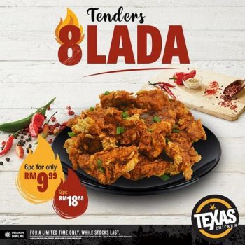 Texas-Chicken-Tenders-8-Lada-Promo-350x350 - Beverages Food , Restaurant & Pub Johor Kedah Kelantan Kuala Lumpur Melaka Negeri Sembilan Online Store Pahang Penang Perak Perlis Promotions & Freebies Putrajaya Sabah Sarawak Selangor Terengganu 