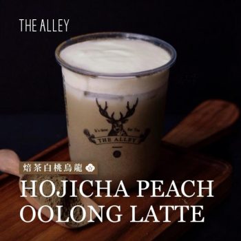 The-Alley-Matcha-Peach-Oolong-Latte-Hojicha-Peach-Oolong-Latte-Promo-1-350x350 - Beverages Food , Restaurant & Pub Johor Kedah Kelantan Kuala Lumpur Melaka Negeri Sembilan Pahang Penang Perak Perlis Promotions & Freebies Putrajaya Sabah Sarawak Selangor Terengganu 