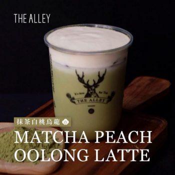 The-Alley-Matcha-Peach-Oolong-Latte-Hojicha-Peach-Oolong-Latte-Promo-350x350 - Beverages Food , Restaurant & Pub Johor Kedah Kelantan Kuala Lumpur Melaka Negeri Sembilan Pahang Penang Perak Perlis Promotions & Freebies Putrajaya Sabah Sarawak Selangor Terengganu 