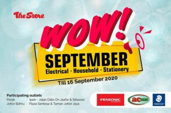The-Store-Wow-September-Electrical-Household-Stationery-Promotion-350x232 - Electronics & Computers Home Appliances Johor Perak Promotions & Freebies Supermarket & Hypermarket 