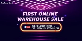 The-Travel-Store-First-Online-Warehouse-Sale-350x175 - Johor Kedah Kelantan Kuala Lumpur Melaka Negeri Sembilan Online Store Others Pahang Penang Perak Perlis Putrajaya Sabah Sarawak Selangor Terengganu Warehouse Sale & Clearance in Malaysia 