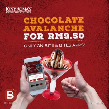 Tony-Romas-Chocolate-Avalanche-Promo-350x350 - Beverages Food , Restaurant & Pub Johor Kedah Kelantan Kuala Lumpur Melaka Negeri Sembilan Pahang Penang Perak Perlis Promotions & Freebies Putrajaya Sabah Sarawak Selangor Terengganu 