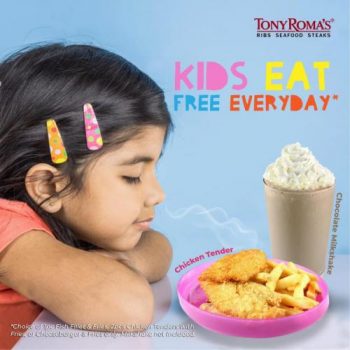 Tony-Romas-Kids-Eat-Free-Everyday-Promotion-350x350 - Beverages Food , Restaurant & Pub Johor Kedah Kelantan Kuala Lumpur Melaka Negeri Sembilan Pahang Penang Perak Perlis Promotions & Freebies Putrajaya Sabah Sarawak Selangor Terengganu 