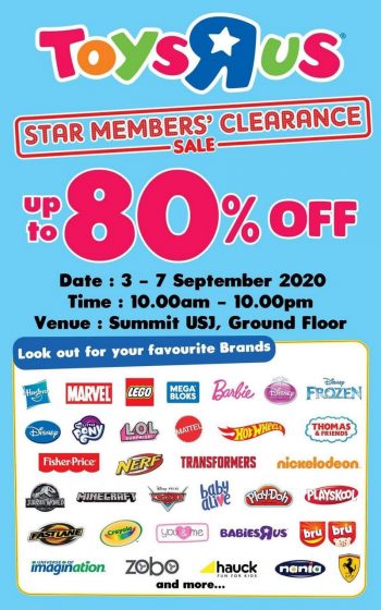 Toys-R-Us-Clearence-Sale-at-Summit-USJ-350x560 - Baby & Kids & Toys Selangor Toys Warehouse Sale & Clearance in Malaysia 