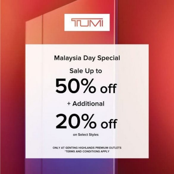 1016 Sep 2020 Tumi Special Sale at Genting Highlands Premium Outlets