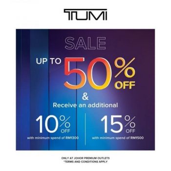 Tumi-Special-Sale-at-Johor-Premium-Outlets-350x350 - Fashion Accessories Fashion Lifestyle & Department Store Johor 