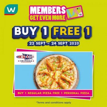 US-Pizza-Buy-1-Free-1-Promotion-with-Watsons-Member-Card-350x350 - Beverages Food , Restaurant & Pub Johor Kedah Kelantan Kuala Lumpur Melaka Negeri Sembilan Pahang Penang Perak Perlis Promotions & Freebies Putrajaya Sabah Sarawak Selangor Terengganu 