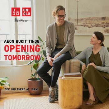 Uniqlo-Opening-Promo-at-AEON-MALL-Bukit-Tinggi-350x350 - Apparels Fashion Accessories Fashion Lifestyle & Department Store Promotions & Freebies Selangor 