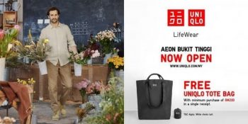 Uniqlo-Opening-Promo-at-Aeon-Bukit-Tinggi-350x175 - Apparels Fashion Accessories Fashion Lifestyle & Department Store Promotions & Freebies Selangor 
