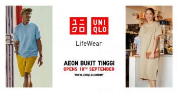 Uniqlo-Opening-Promotion-at-AEON-Bukit-Tinggi-350x183 - Apparels Fashion Accessories Fashion Lifestyle & Department Store Promotions & Freebies Selangor 