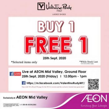 Valentino-Rudy-Footwear-Buy-1-Free-1-Sale-at-AEON-Mid-Valley-350x350 - Fashion Accessories Fashion Lifestyle & Department Store Footwear Kuala Lumpur Malaysia Sales Selangor 