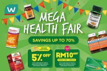 Watsons-Mega-Health-Fair-Sale-350x233 - Beauty & Health Health Supplements Johor Kedah Kelantan Kuala Lumpur Malaysia Sales Melaka Negeri Sembilan Online Store Pahang Penang Perak Perlis Personal Care Putrajaya Sabah Sarawak Selangor Terengganu 