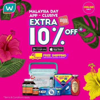 Watsons-Mobile-App-Wednesday-App-clusive-Promotion-1-350x350 - Beauty & Health Health Supplements Johor Kedah Kelantan Kuala Lumpur Melaka Negeri Sembilan Pahang Penang Perak Perlis Personal Care Promotions & Freebies Putrajaya Sabah Sarawak Selangor Terengganu 