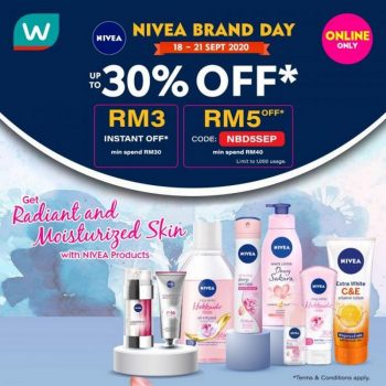 Watsons-Nivea-Brand-Day-Online-Sale-350x350 - Beauty & Health Johor Kedah Kelantan Kuala Lumpur Malaysia Sales Melaka Negeri Sembilan Online Store Pahang Penang Perak Perlis Personal Care Putrajaya Sabah Sarawak Selangor Skincare Terengganu 