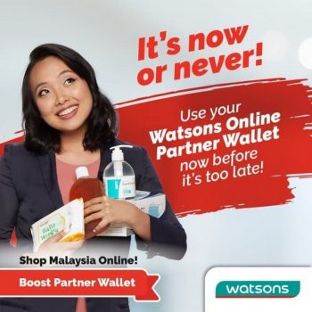 Watsons-Online-Cashback-Promo-with-Boost-350x350 - Beauty & Health Health Supplements Johor Kedah Kelantan Kuala Lumpur Melaka Negeri Sembilan Online Store Pahang Penang Perak Perlis Personal Care Promotions & Freebies Putrajaya Sabah Sarawak Selangor Terengganu 