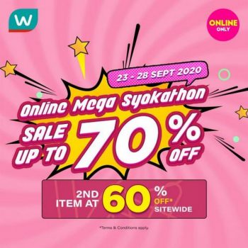 Watsons-Online-Mega-Syokathon-Sale-350x350 - Beauty & Health Health Supplements Johor Kedah Kelantan Kuala Lumpur Malaysia Sales Melaka Negeri Sembilan Online Store Pahang Penang Perak Perlis Personal Care Putrajaya Sabah Sarawak Selangor Skincare Terengganu 