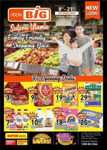 AEON-BiG-ReOpening-Promotion-at-Sutera-Utama-350x490 - Johor Promotions & Freebies Supermarket & Hypermarket 