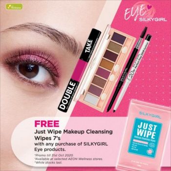 AEON-Wellness-FREE-Silkygirl-Makeup-Cleansing-Wipes-Promotion-350x350 - Johor Kedah Kelantan Kuala Lumpur Melaka Negeri Sembilan Pahang Penang Perak Perlis Promotions & Freebies Putrajaya Sabah Sarawak Selangor Terengganu 