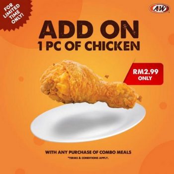 AW-Add-On-Fried-Chicken-Promo-350x350 - Beverages Food , Restaurant & Pub Johor Kedah Kelantan Kuala Lumpur Melaka Negeri Sembilan Pahang Penang Perak Perlis Promotions & Freebies Putrajaya Sabah Sarawak Selangor Terengganu 