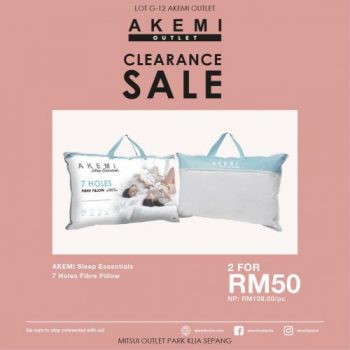 Akemi-Outlet-October-Clearance-Sale-at-Mitsui-Outlet-Park-1-350x350 - Beddings Home & Garden & Tools Selangor Warehouse Sale & Clearance in Malaysia 
