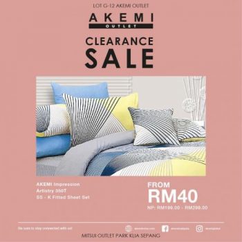Akemi-Outlet-October-Clearance-Sale-at-Mitsui-Outlet-Park-6-350x350 - Beddings Home & Garden & Tools Selangor Warehouse Sale & Clearance in Malaysia 