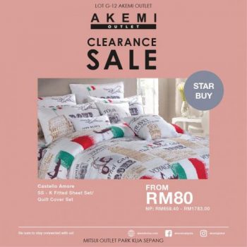 Akemi-Outlet-October-Clearance-Sale-at-Mitsui-Outlet-Park-7-350x350 - Beddings Home & Garden & Tools Selangor Warehouse Sale & Clearance in Malaysia 