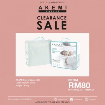Akemi-Outlet-October-Clearance-Sale-at-Mitsui-Outlet-Park-9-350x350 - Beddings Home & Garden & Tools Selangor Warehouse Sale & Clearance in Malaysia 