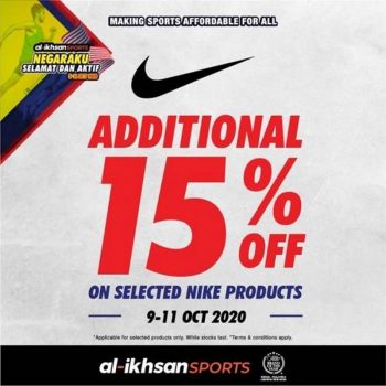 Al-Ikhsan-Sport-Nike-Promotion-350x350 - Apparels Fashion Accessories Fashion Lifestyle & Department Store Footwear Johor Kedah Kelantan Kuala Lumpur Melaka Negeri Sembilan Pahang Penang Perak Perlis Promotions & Freebies Putrajaya Sabah Sarawak Selangor Terengganu 