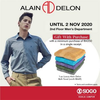 Alain-Delon-Gift-With-Purchase-at-SOGO-350x350 - Apparels Fashion Accessories Fashion Lifestyle & Department Store Kuala Lumpur Promotions & Freebies Selangor 