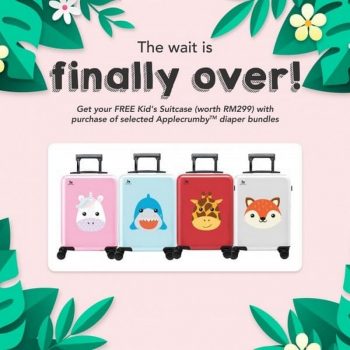 Applecrumby-Fish-Free-Kids-Suitcase-Promo-350x350 - Baby & Kids & Toys Babycare Johor Kedah Kelantan Kuala Lumpur Melaka Negeri Sembilan Online Store Others Pahang Penang Perak Perlis Promotions & Freebies Putrajaya Sabah Sarawak Selangor Terengganu 