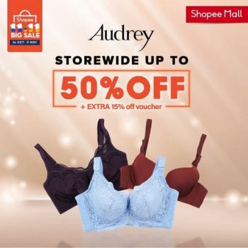 Audrey-50-off-Promo-at-Shopee-350x350 - Fashion Accessories Fashion Lifestyle & Department Store Johor Kedah Kelantan Kuala Lumpur Lingerie Melaka Negeri Sembilan Online Store Pahang Penang Perak Perlis Promotions & Freebies Putrajaya Sabah Sarawak Selangor Terengganu 