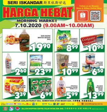 BILLION-Morning-Market-Promotion-at-Seri-Iskandar-1-350x368 - Perak Promotions & Freebies Supermarket & Hypermarket 