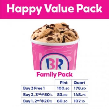 Baskin-Robbins-Happy-Value-Pack-Promotion-1-350x350 - Beverages Food , Restaurant & Pub Ice Cream Johor Kedah Kelantan Kuala Lumpur Melaka Negeri Sembilan Pahang Penang Perak Perlis Promotions & Freebies Putrajaya Sabah Sarawak Selangor Terengganu 