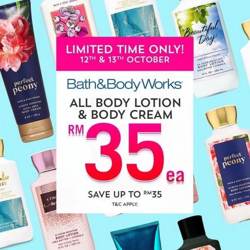 12 13 Oct 2020 Bath Body Works Special Sale At Johor Premium Outlets 