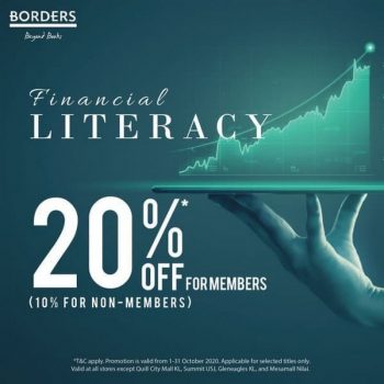 Borders-20-off-Promo-350x350 - Books & Magazines Johor Kedah Kelantan Kuala Lumpur Melaka Negeri Sembilan Online Store Pahang Penang Perak Perlis Promotions & Freebies Putrajaya Sabah Sarawak Selangor Stationery Terengganu 