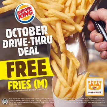 Burger-King-Free-Fries-October-Promo-350x350 - Beverages Food , Restaurant & Pub Johor Kedah Kelantan Kuala Lumpur Melaka Negeri Sembilan Pahang Penang Perak Perlis Promotions & Freebies Putrajaya Sabah Sarawak Selangor Terengganu 