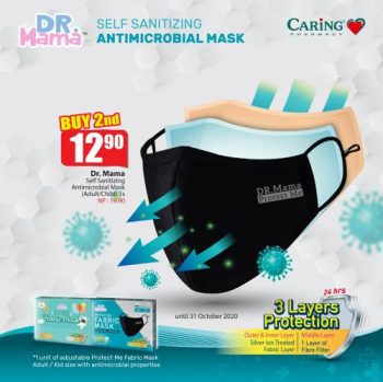 Caring-Pharmacy-Dr.Mama-Self-Sanitizing-Antimicrobial-Mask-Promotion-1-350x349 - Beauty & Health Health Supplements Johor Kedah Kelantan Kuala Lumpur Melaka Negeri Sembilan Pahang Penang Perak Perlis Personal Care Promotions & Freebies Putrajaya Sabah Sarawak Selangor Terengganu 