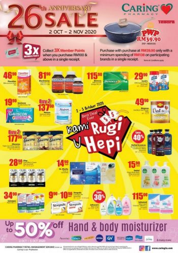 Caring-Pharmacy-Kami-Rugi-U-Hepi-Promotion-350x496 2-5 Oct 2020: Caring Pharmacy Kami Rugi U Hepi Promotion