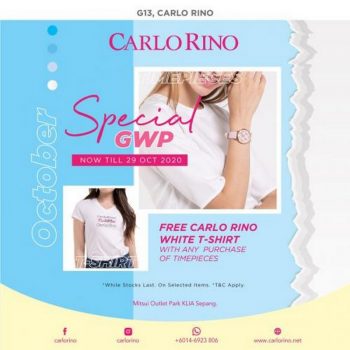 Carlo-Rino-October-Sale-at-Mitsui-Outlet-Park-350x350 - Fashion Accessories Fashion Lifestyle & Department Store Malaysia Sales Selangor 