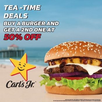 Carls-Jr.-Tea-Time-Deals-350x350 - Beverages Burger Food , Restaurant & Pub Johor Kedah Kelantan Kuala Lumpur Melaka Negeri Sembilan Pahang Penang Perak Perlis Promotions & Freebies Putrajaya Sabah Sarawak Selangor Terengganu 