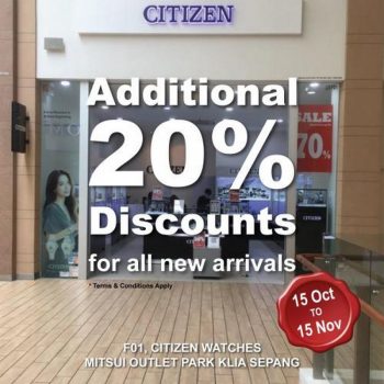 Citizen-Watches-October-at-Mitsui-Outlet-Park-350x350 - Fashion Lifestyle & Department Store Malaysia Sales Selangor Watches 
