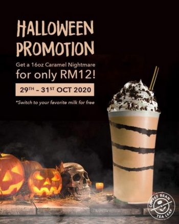 Coffee-Bean-Caramel-Nightmare-Ice-Blended-Promo-1-350x438 - Beverages Food , Restaurant & Pub Johor Kedah Kelantan Kuala Lumpur Melaka Negeri Sembilan Pahang Penang Perak Perlis Promotions & Freebies Putrajaya Selangor Terengganu 