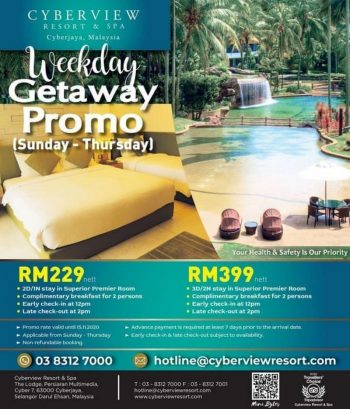 Cyberview-Resort-Spa-Weekday-Getaway-Promo-350x409 - Hotels Promotions & Freebies Selangor Sports,Leisure & Travel 