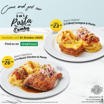 Daves-Deli-2-in-1-Pasta-Combo-Promo-350x350 - Beverages Food , Restaurant & Pub Johor Kedah Kelantan Kuala Lumpur Melaka Negeri Sembilan Online Store Pahang Penang Perak Perlis Promotions & Freebies Putrajaya Sabah Sarawak Selangor Terengganu 