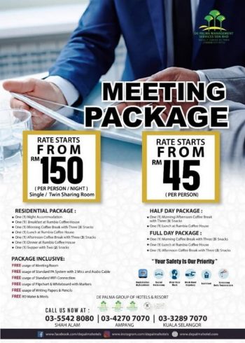 De-Palma-Group-of-Hotels-Meeting-Package-Promo-350x490 - Hotels Promotions & Freebies Selangor Sports,Leisure & Travel 